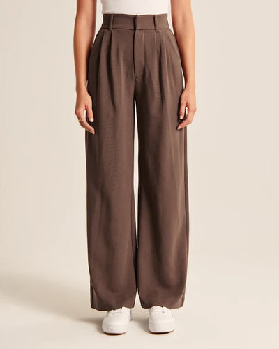 Pantalon élégant à pinces pour femmes | Travail