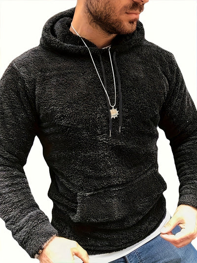 Sweat à capuche en tricot pour hommes | Chaud