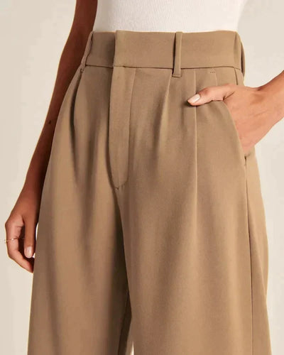 Pantalon élégant à pinces pour femmes | Travail
