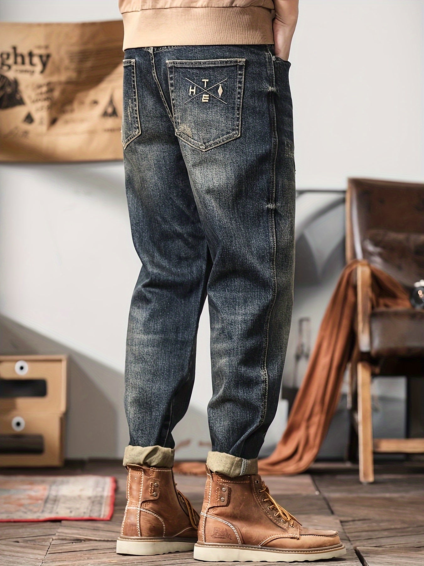 Logan - Pantalon en denim décontracté