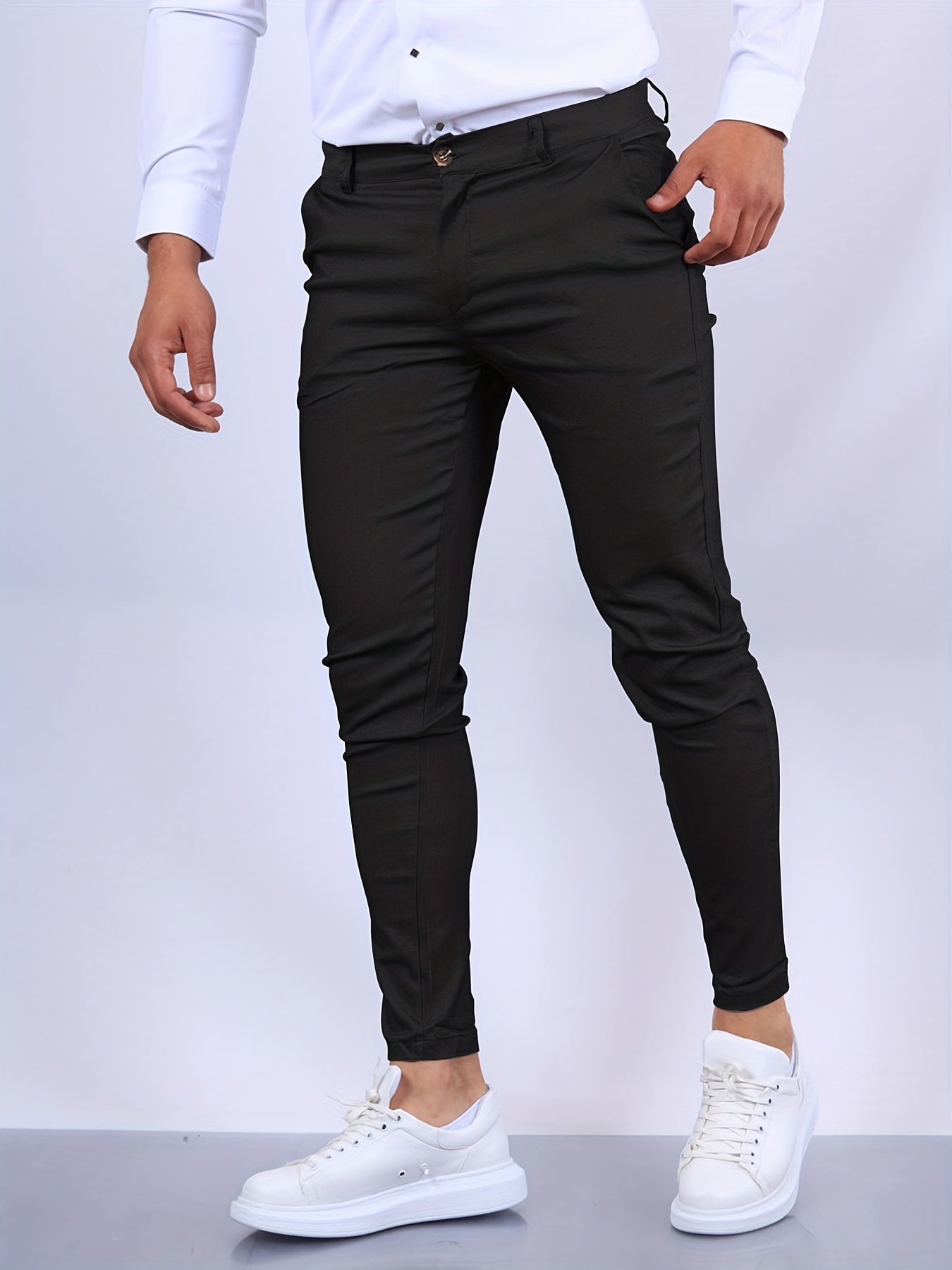 Pantalon d'affaires slim pour hommes | Trouser
