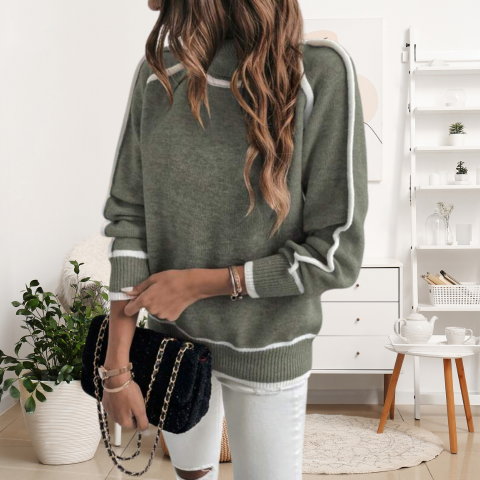 Alira | Pull à col roulé pour femme | Chaud