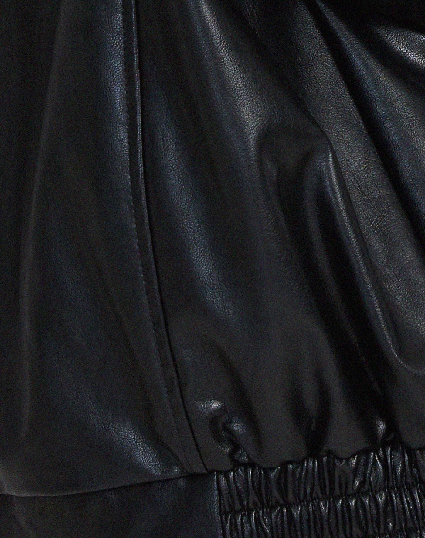 Veste en cuir ample pour femmes | Vintage