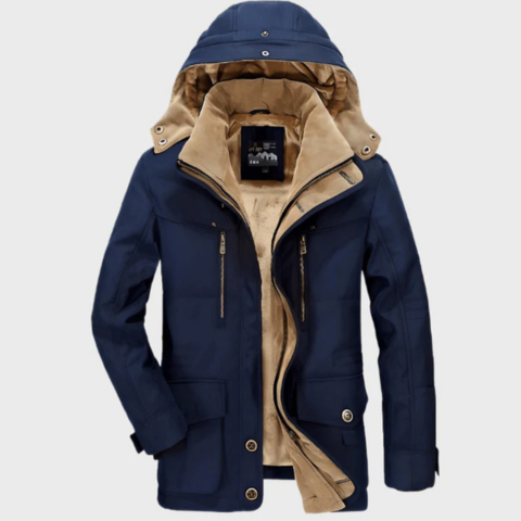 Janner | Veste d'hiver à capuche pour hommes | Chaude