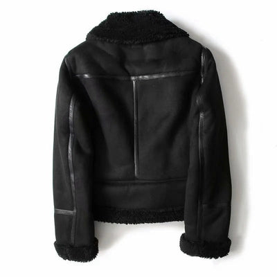 Women’s Warm Suede Coat | Winter