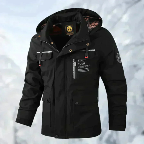 Veste d'hiver imperméable pour homme | À capuche