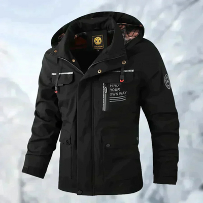 Veste d'hiver imperméable pour homme | À capuche