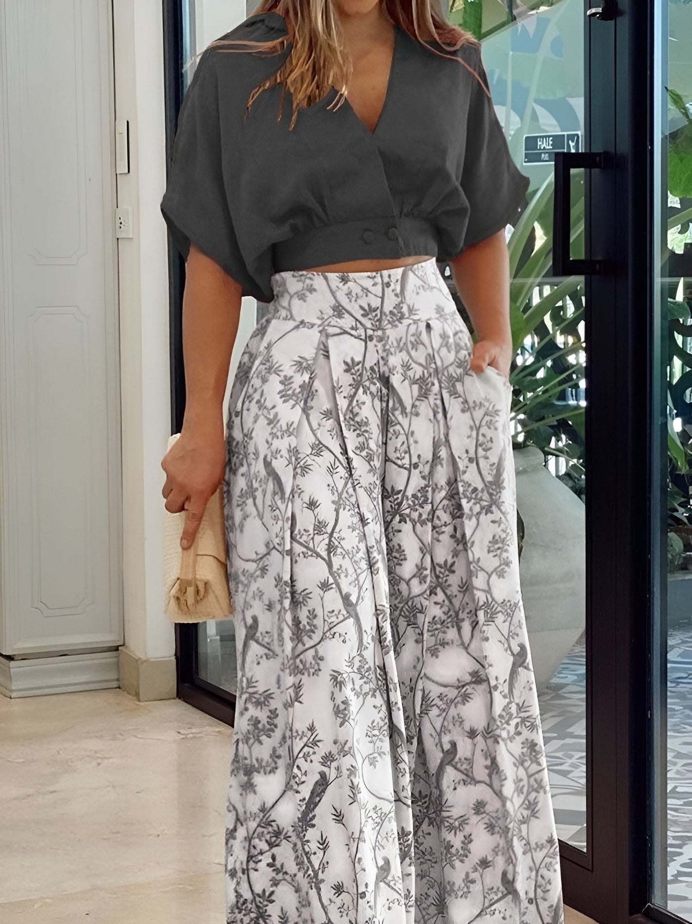 Ensemble deux pièces d'été élégant pour femmes | Chic