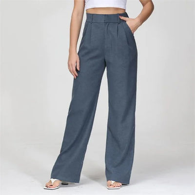 Pantalon élégant à pinces pour femmes | Travail
