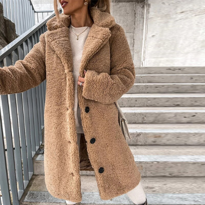 Manteau Teddy pour femme | Longue