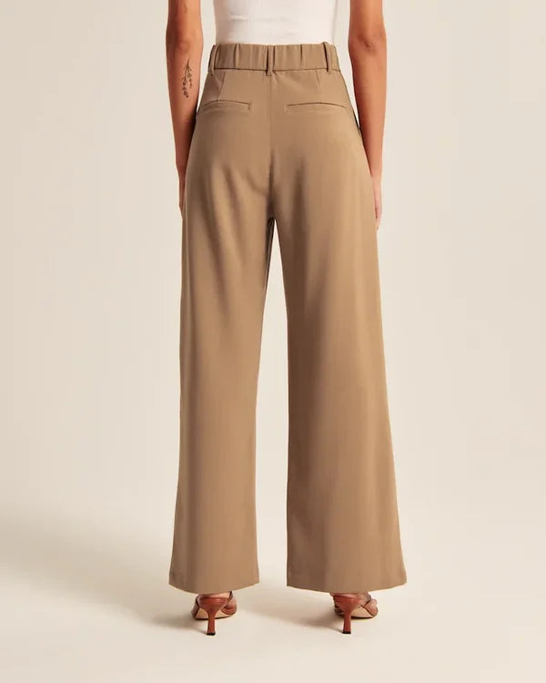 Pantalon élégant à pinces pour femmes | Travail