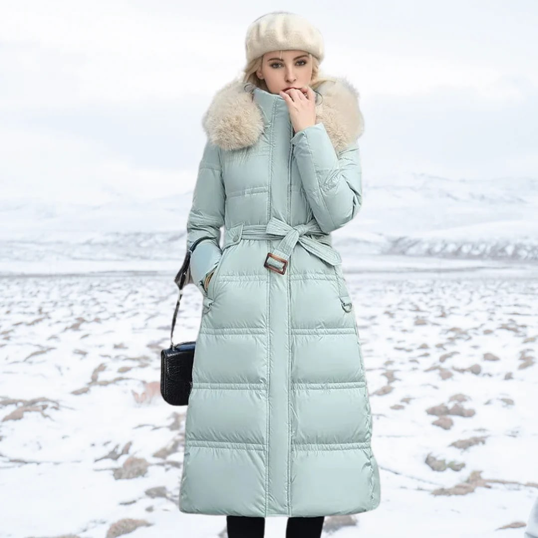 Manteau d'hiver de luxe pour femme | Longue