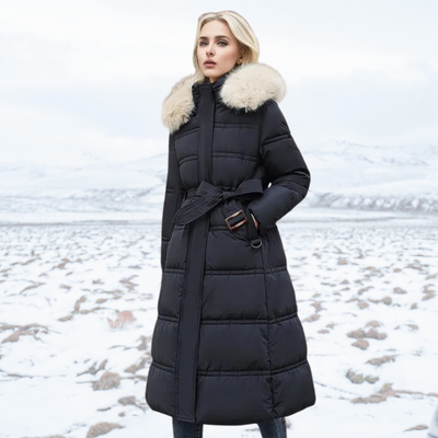 Manteau d'hiver de luxe pour femme | Longue