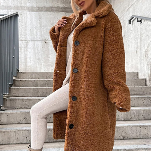 Manteau Teddy pour femme | Longue