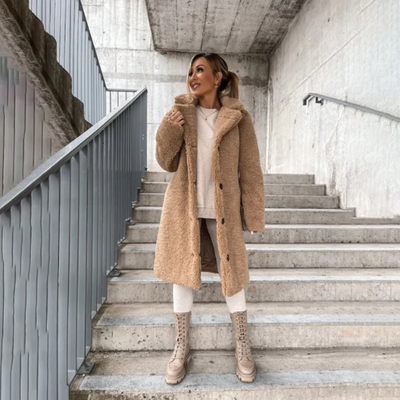 Manteau Teddy pour femme | Longue