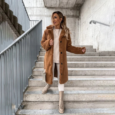 Manteau Teddy pour femme | Longue