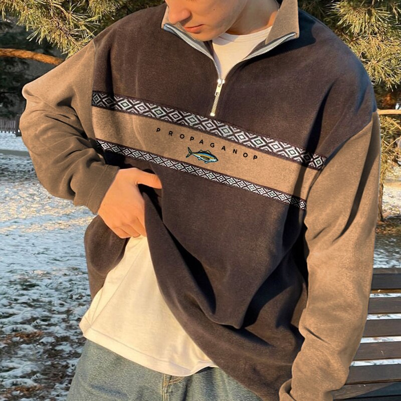 Niccolo | Pull demi-fermé pour homme | Chaud
