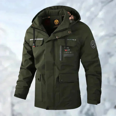 Veste d'hiver imperméable pour homme | À capuche