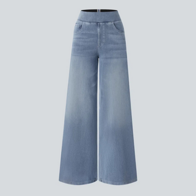Pantalon confortable à taille haute pour femme | Baggy