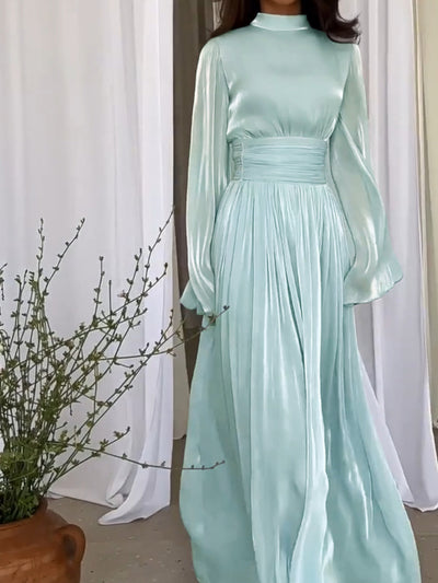 Robe chic à la taille pour femmes | Maxi