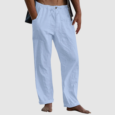 Pantalon de lin décontracté pour hommes | Travail