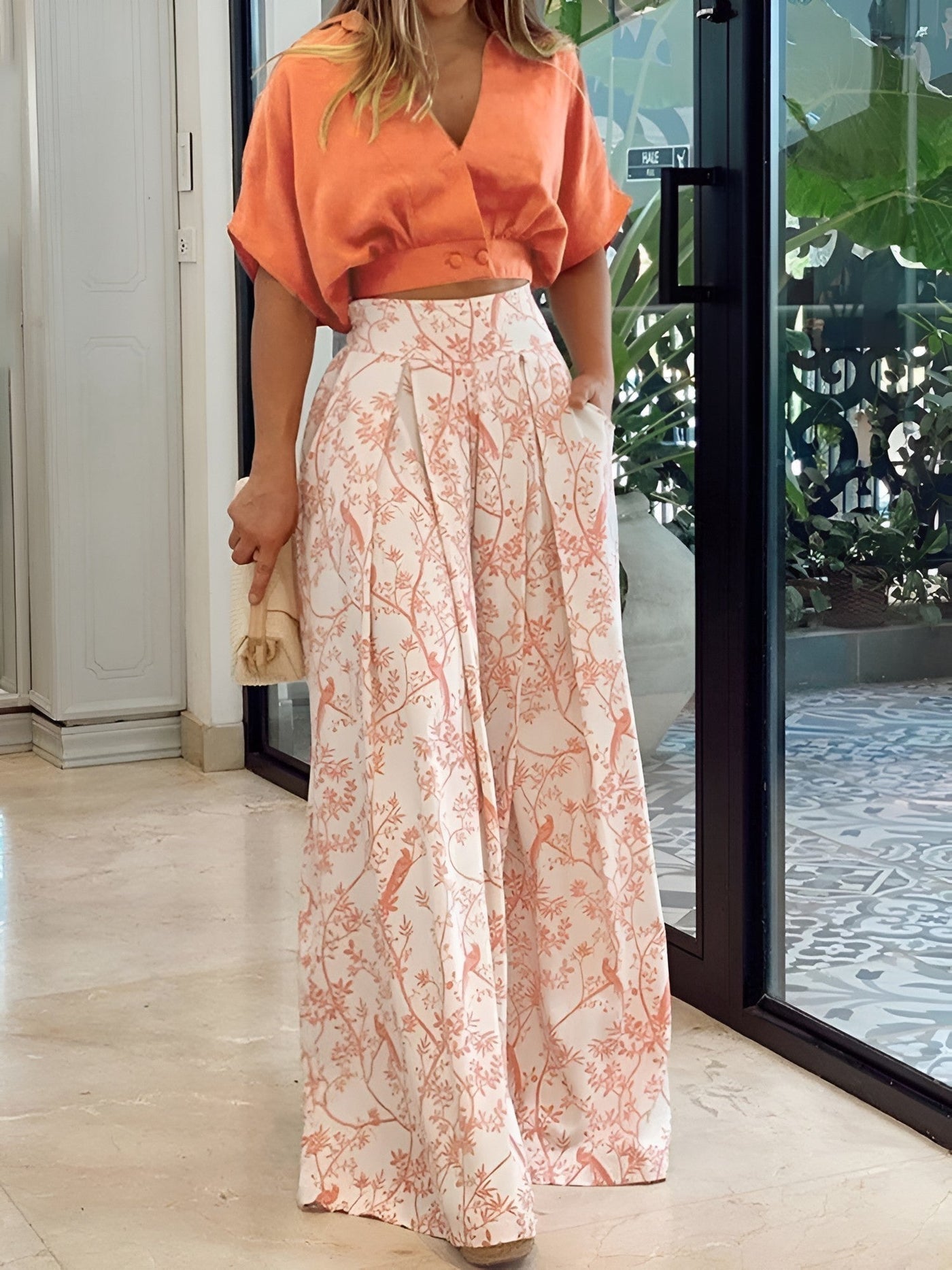 Ensemble deux pièces d'été élégant pour femmes | Chic