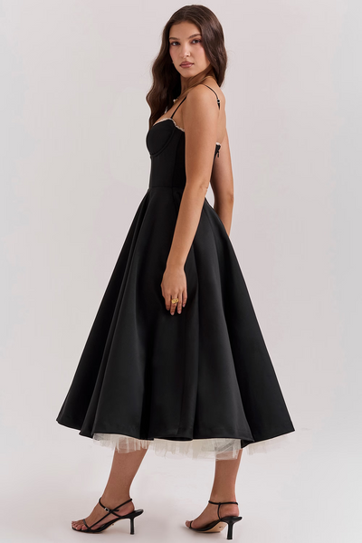 Robe longue amincissante de luxe pour femme | Maxi