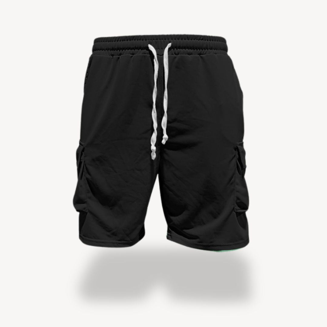 Ensemble short et haut en coton pour hommes