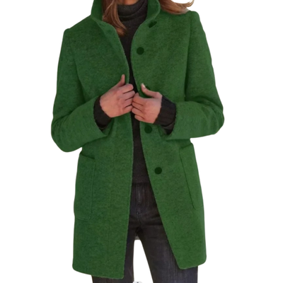 Manteau rembourré boutonné pour femme | Hiver