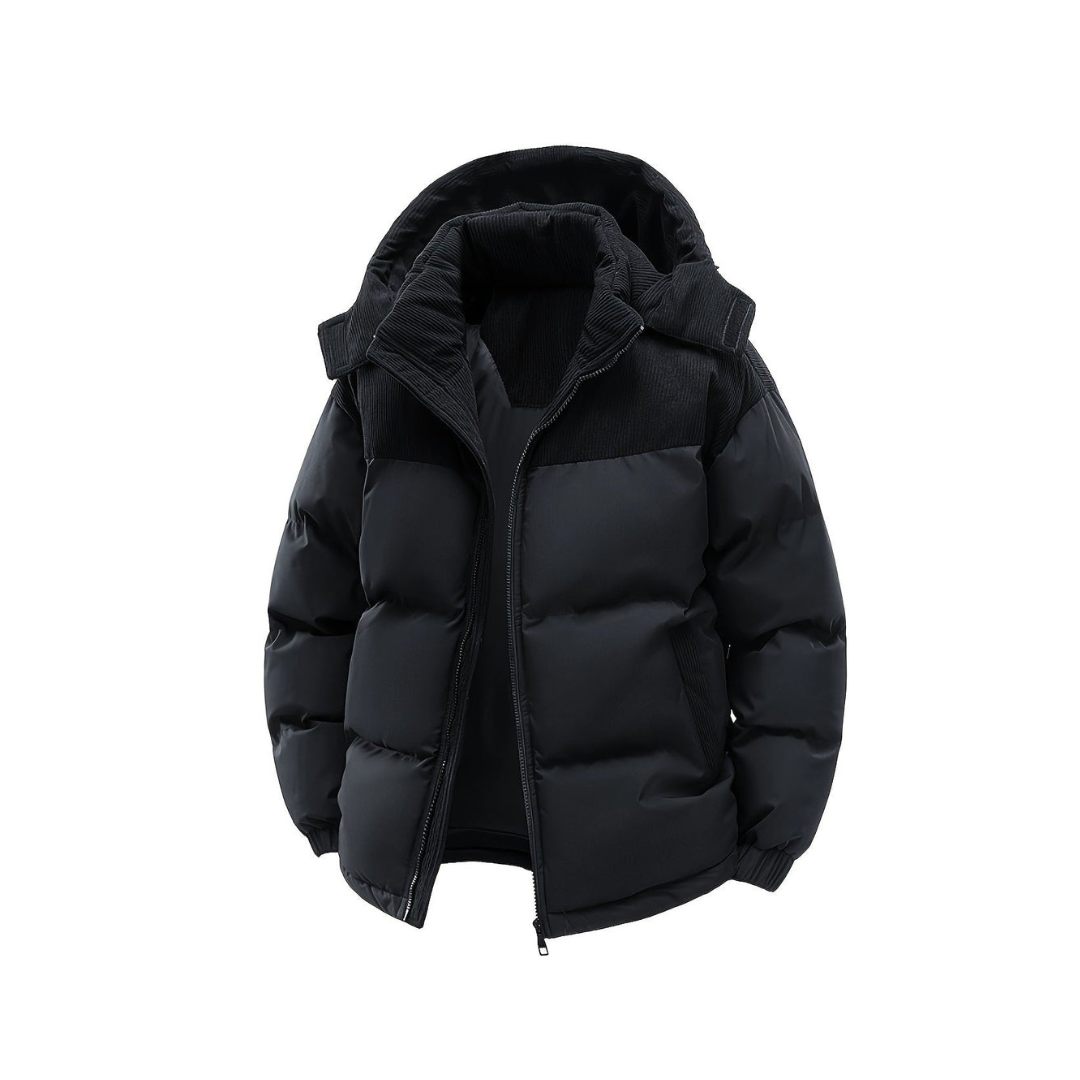 Veste polaire à capuche pour hommes | Hiver