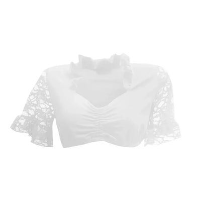 Chemisier Dirndl Oktoberfest pour femmes | col en V