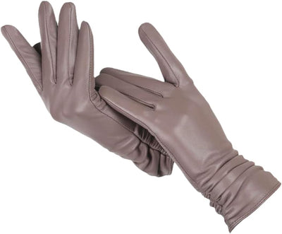 Gants en cuir classiques pour femmes | Hiver