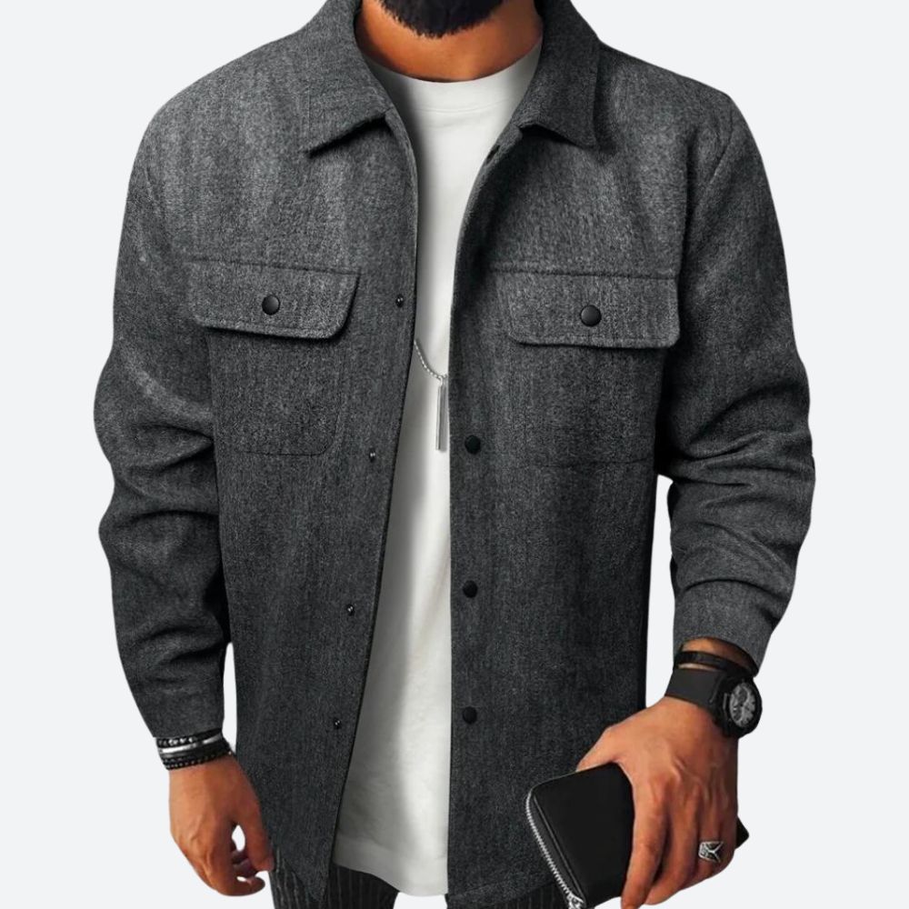 Chemise confortable et douillette pour homme | Chaude