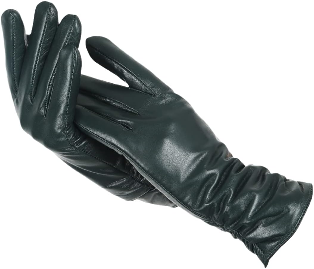 Gants en cuir classiques pour femmes | Hiver