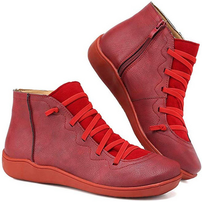 Bottes en cuir décontractées pour femmes | Hiver