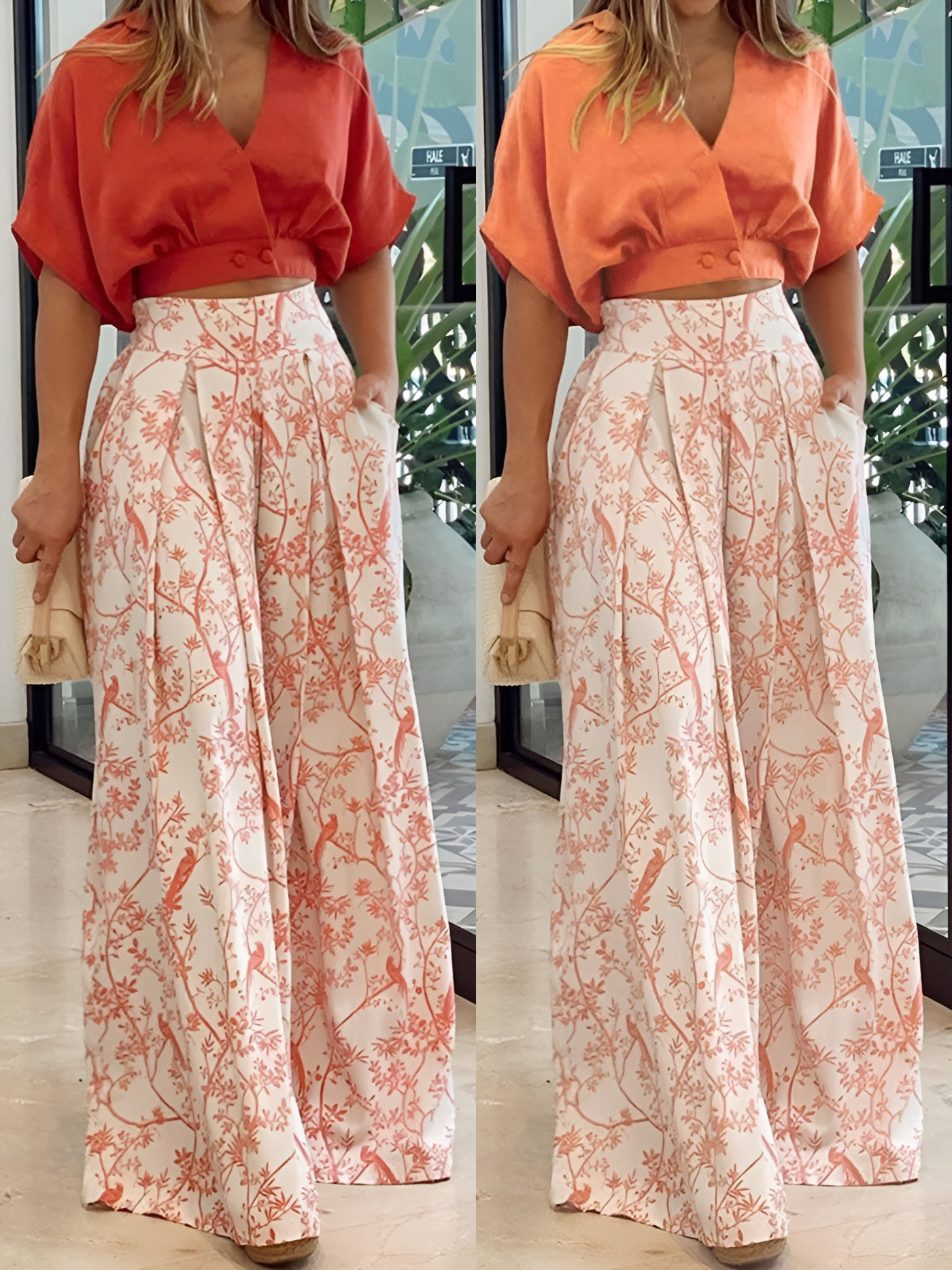 Ensemble deux pièces d'été élégant pour femmes | Chic