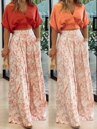 Ensemble deux pièces d'été élégant pour femmes | Chic
