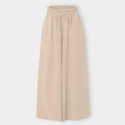 Pantalon élégant et fluide pour femmes | Taille haute