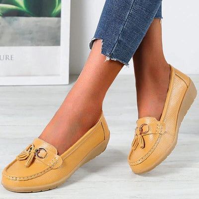 Mocassins en cuir pour femmes | Orthopédie