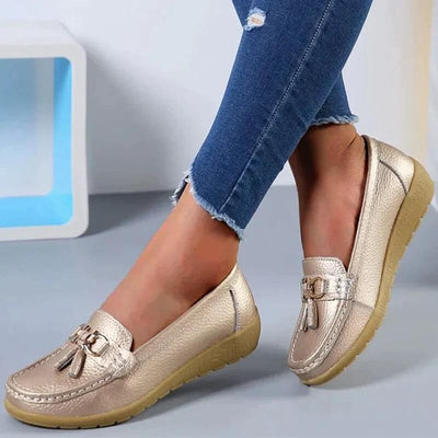 Mocassins en cuir pour femmes | Orthopédie