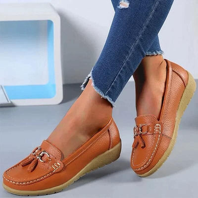 Mocassins en cuir pour femmes | Orthopédie