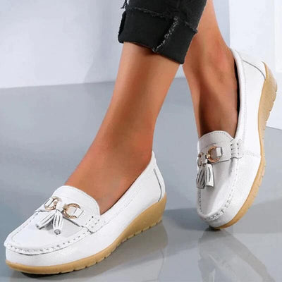 Mocassins en cuir pour femmes | Orthopédie