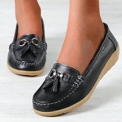 Mocassins en cuir pour femmes | Orthopédie