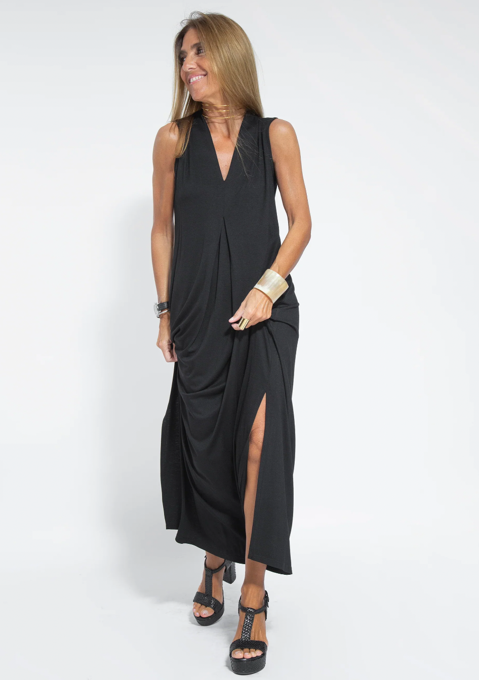 Ensemble élégant de robes et de vestes fluides pour femmes | Maxi