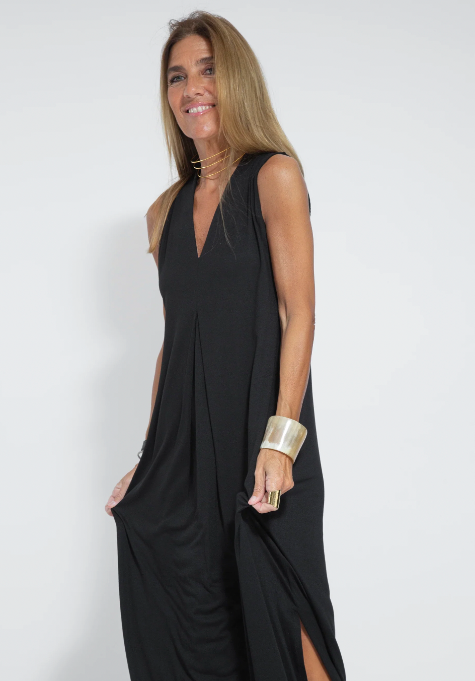 Ensemble élégant de robes et de vestes fluides pour femmes | Maxi
