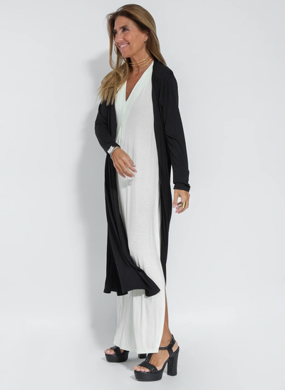 Ensemble élégant de robes et de vestes fluides pour femmes | Maxi