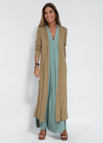 Ensemble élégant de robes et de vestes fluides pour femmes | Maxi