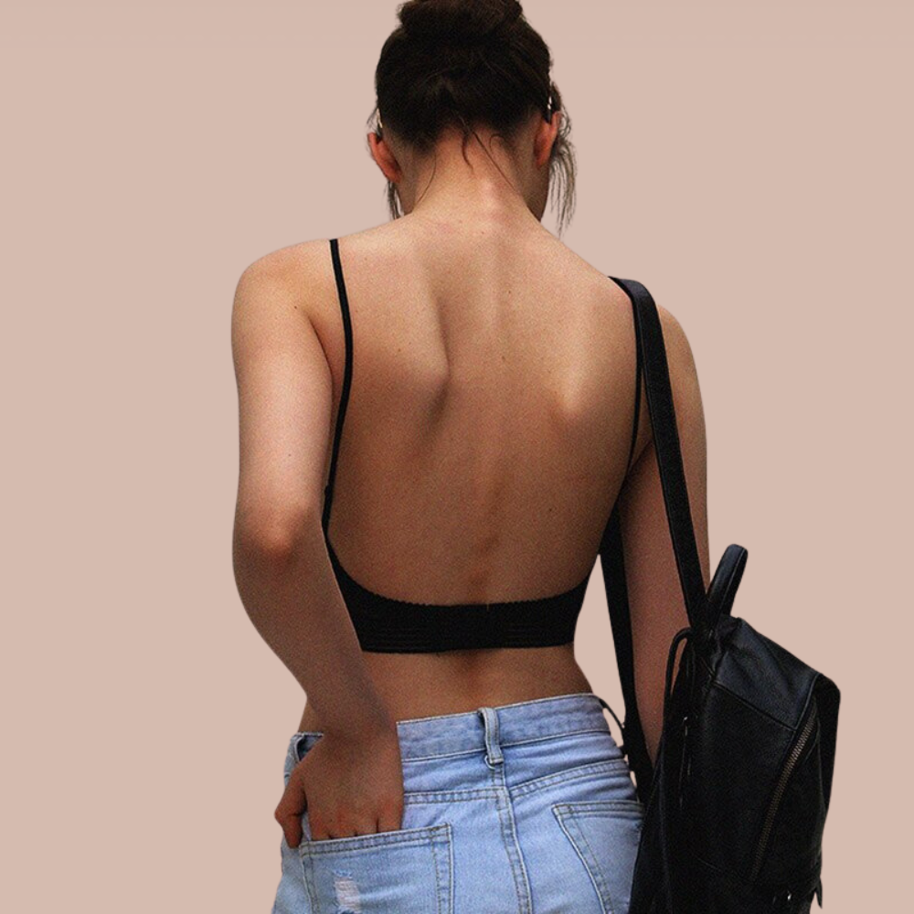 Soutien-gorge push-up dos nu pour femmes | Invisible