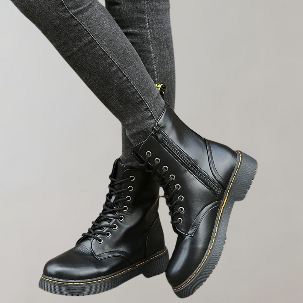 Bottes en cuir élégantes pour femmes | Hiver