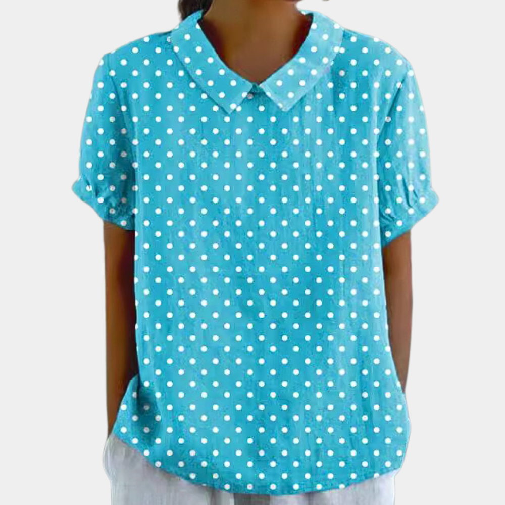 Chemisier vibrant pour femmes | Manches courtes